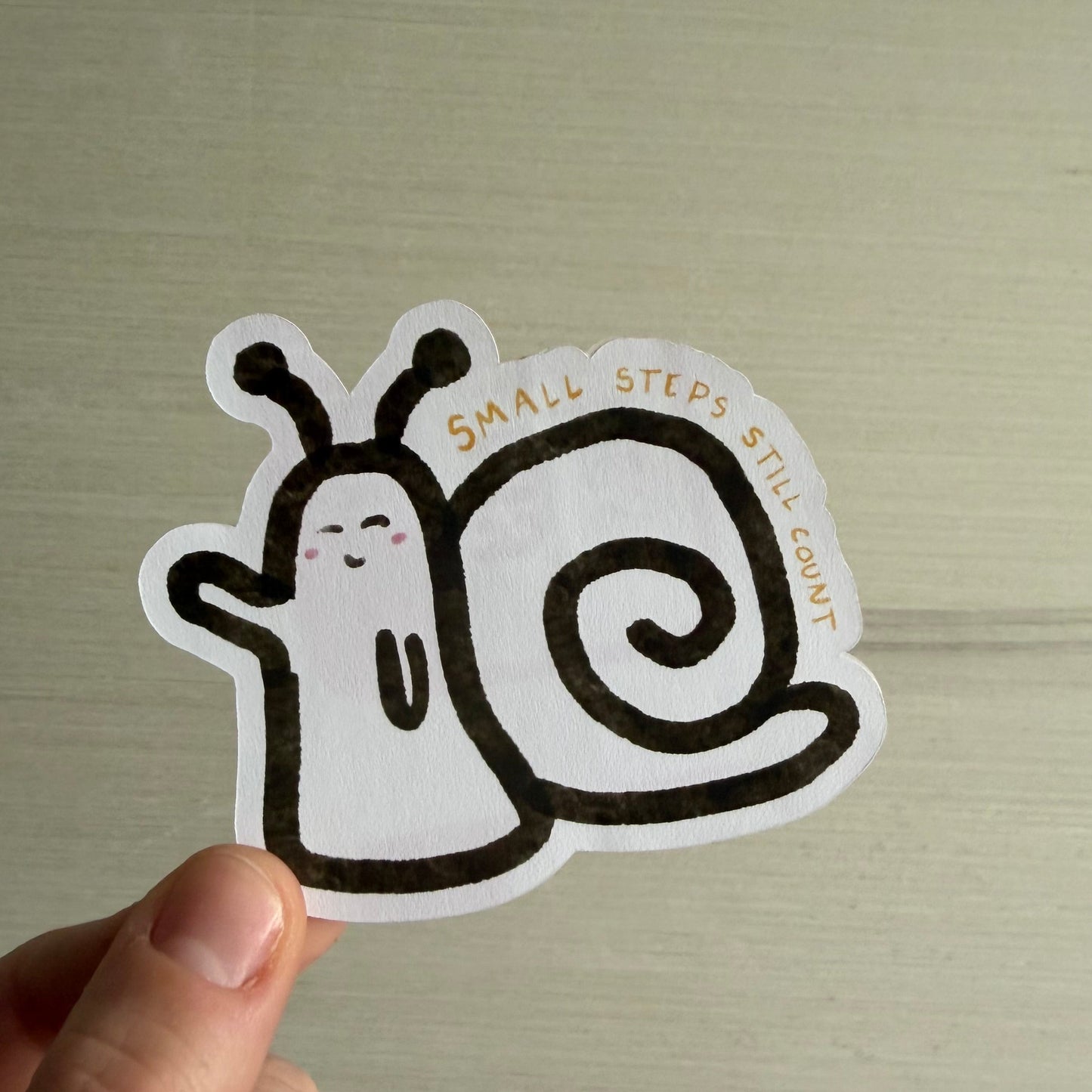 Small Steps Sticker