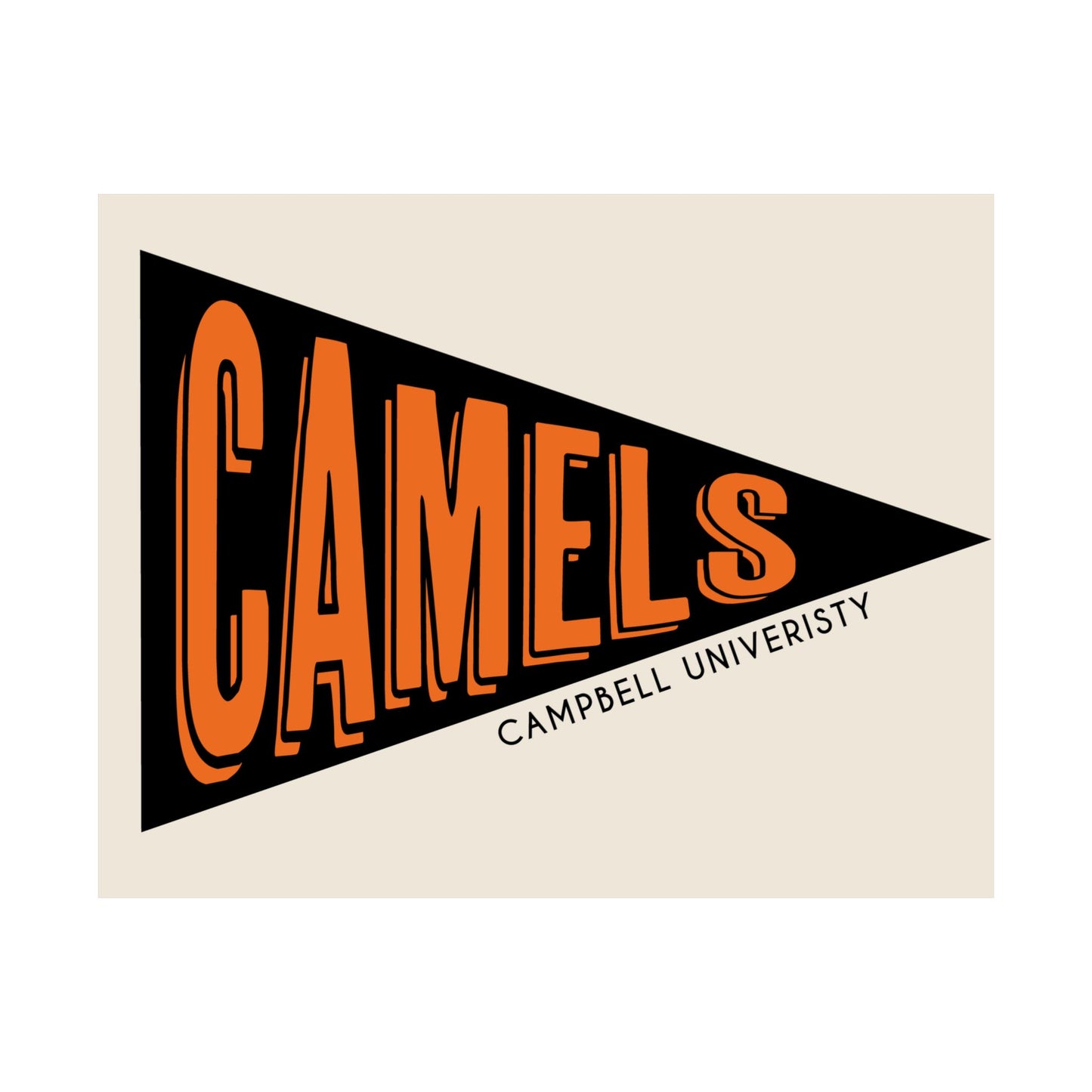 Camels Pennant- Black