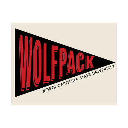Wolfpack Pennant- Black