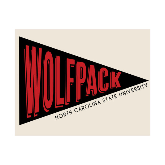 Wolfpack Pennant- Black