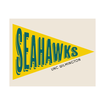 Seahawks Pennant- Yellow