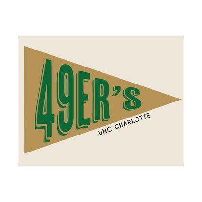 49ers Pennant- Gold