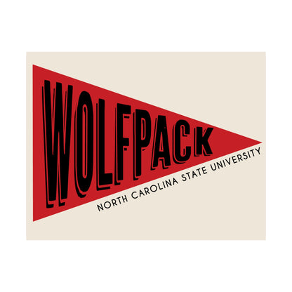 Wolfpack Pennant- Red