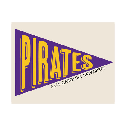 Pirates Pennant- Purple