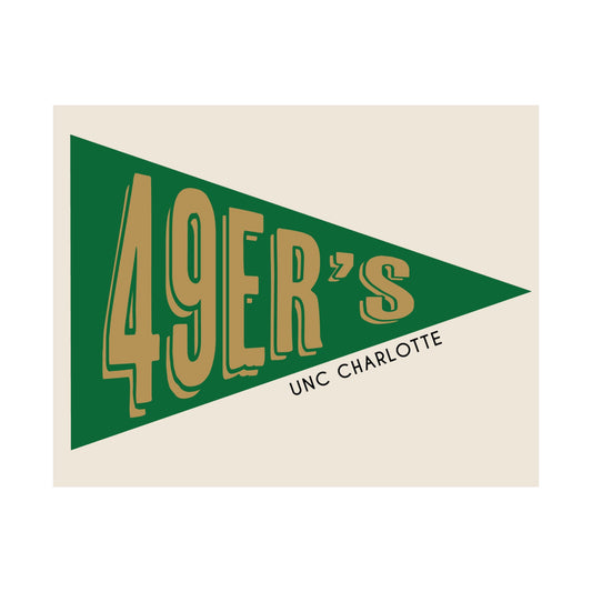 49ers Pennant- Green