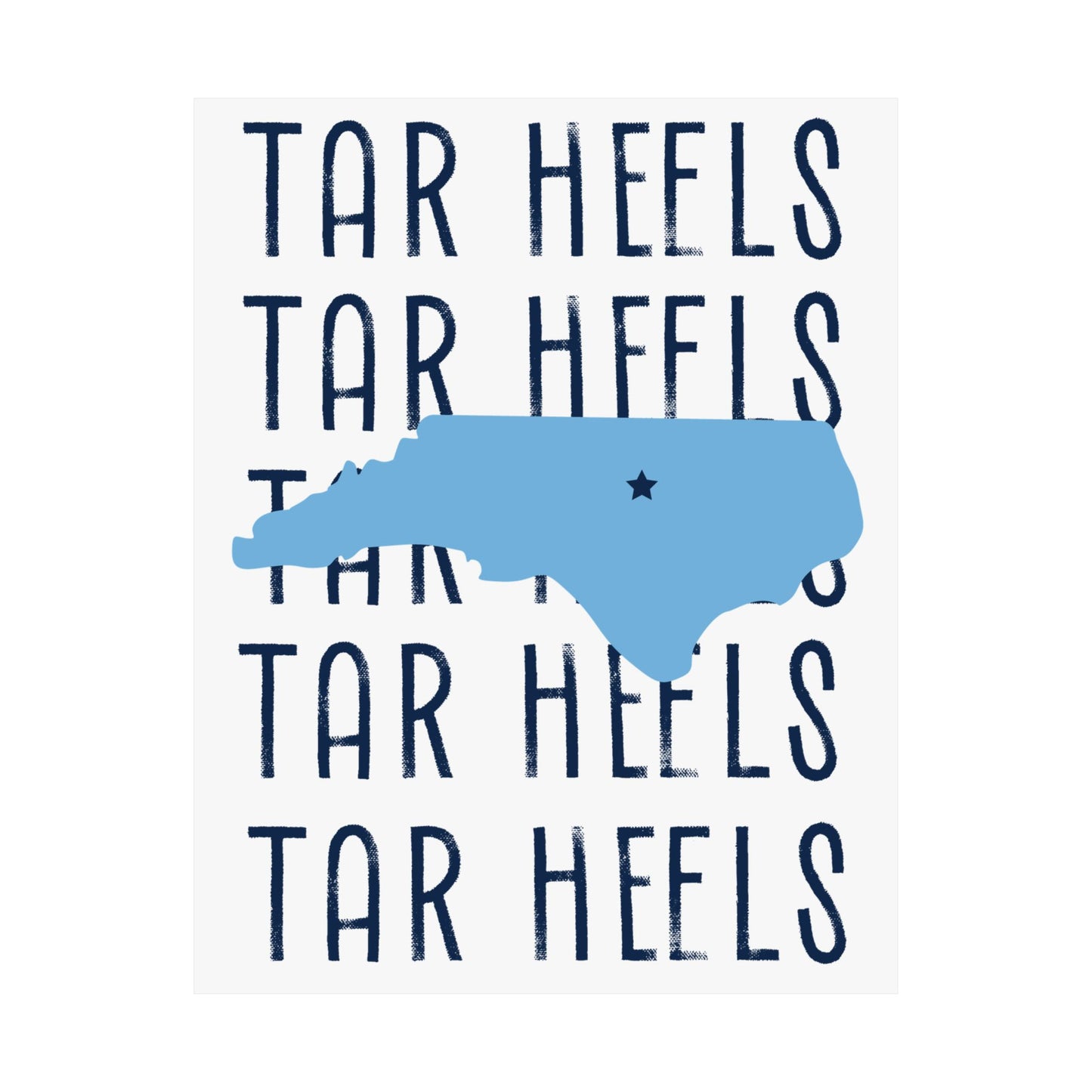 Tar Heels Poster
