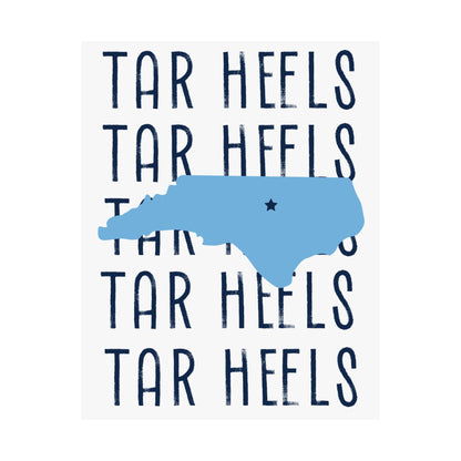 Tar Heels Poster