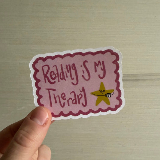 Reading Therapy Sticker