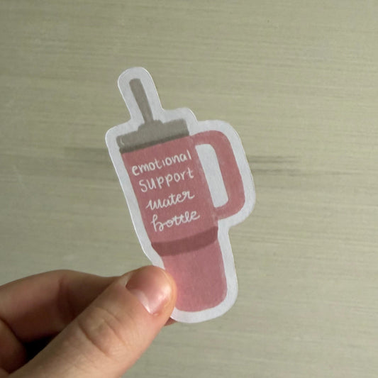 Stanley Emotional Support Sticker