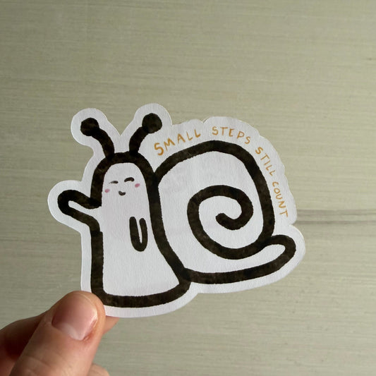 Small Steps Sticker