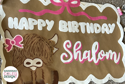 Custom Birthday Banner