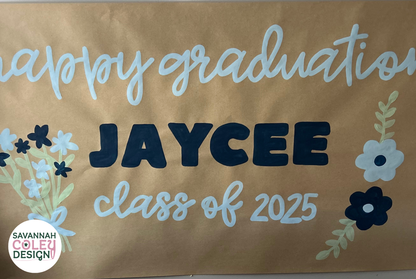 Custom Graduation Banner