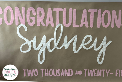 Custom Graduation Banner