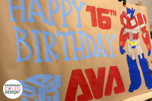 Custom Birthday Banner
