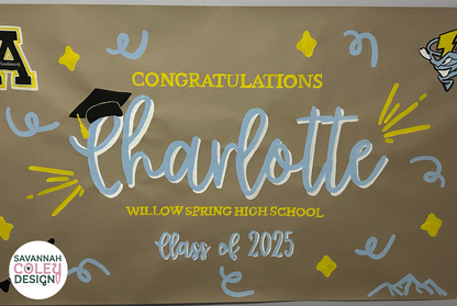 Custom Graduation Banner